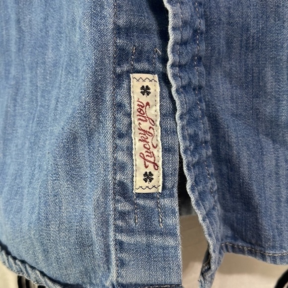 Lucky Brand Western Shirt size M - Picture 3 of 5